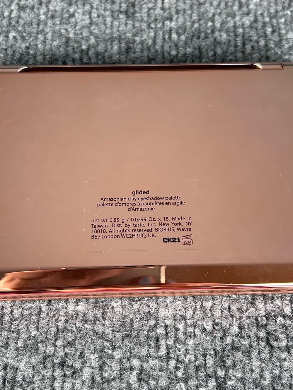 Gorgeous TARTE *Gilded* 18 pan Amazonian Clay Eyeshadow Palette ~ NWOB - Picture 7 of 8